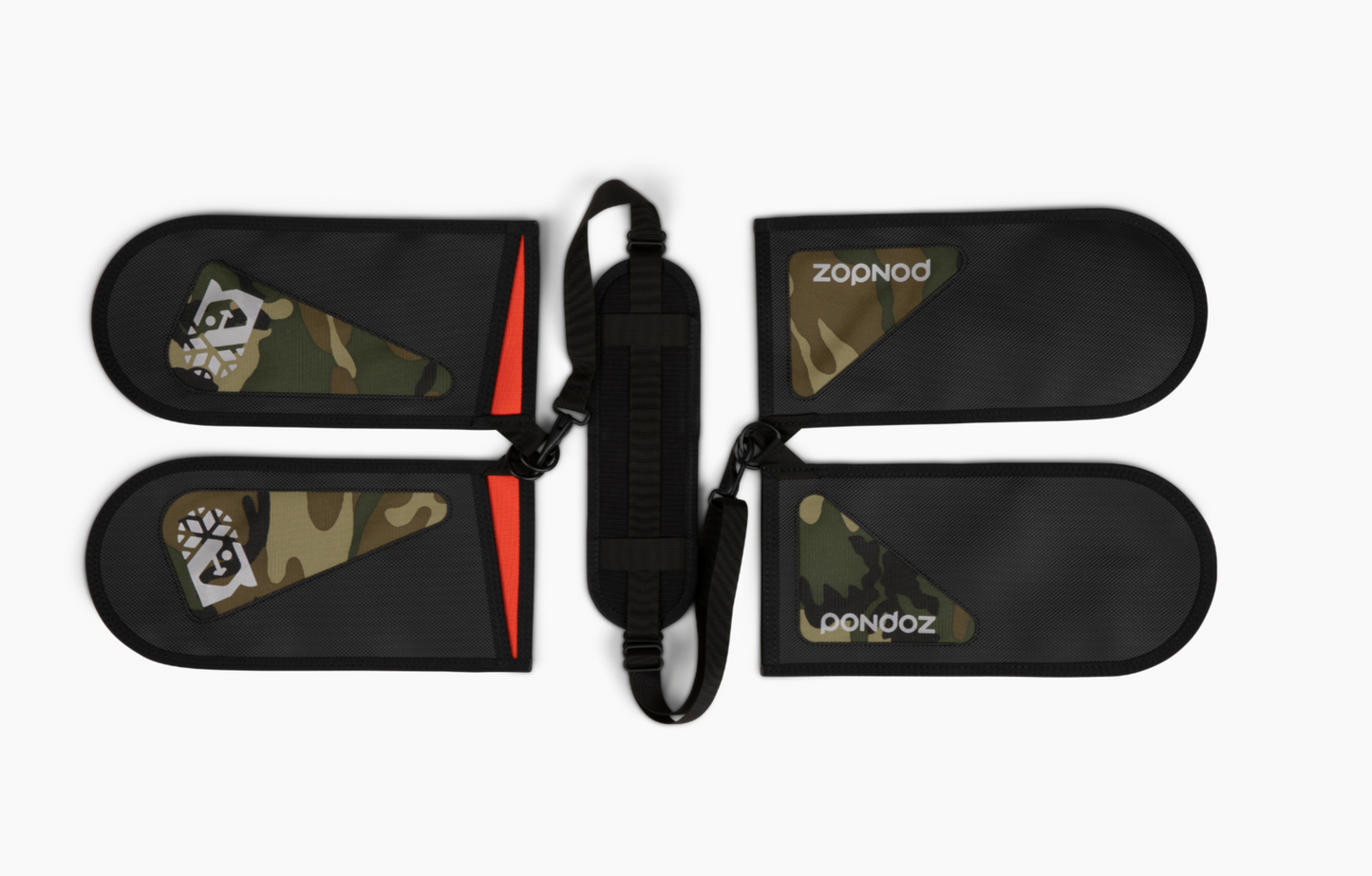 Twin Tip Ski Slippers (Four Pocket)