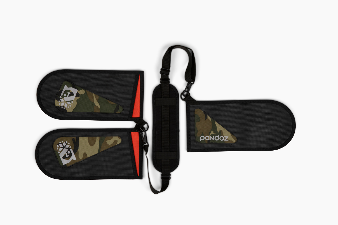 Flat Tail Ski Slippers (Three Pocket)